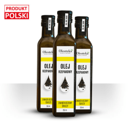 OLEJ RZEPAKOWY ZIMNOTŁOCZONY 500ml