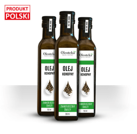 OLEJ KONOPNY ZIMNOTŁOCZONY 250ml