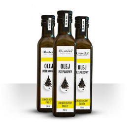 OLEJ RZEPAKOWY ZIMNOTŁOCZONY 250ml