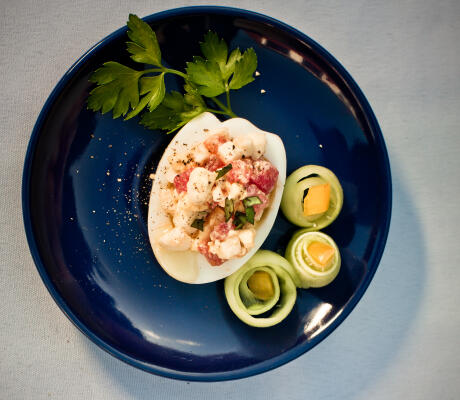 Przepis-jajko-faszerowane-caprese