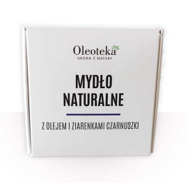 Mydło naturalne Oleoteka z olejem i ziarenkami czarnuszki