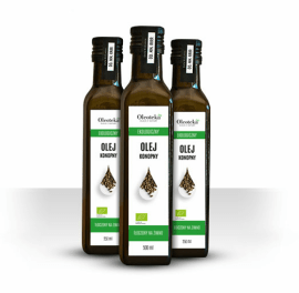 OLEJ KONOPNY EKOLOGICZNY ZIMNOTŁOCZONY 250ml