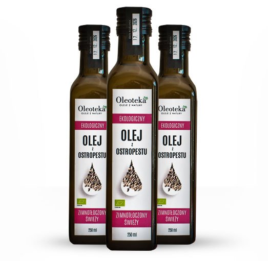 OLEJ z OSTROPESTU EKOLOGICZNY ZIMNOTŁOCZONY 250ml