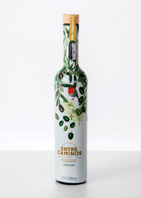 Ekologiczna Oliwa z Oliwek Extra Virgin–ENTRE CAMINOS SELECCTIÓN 500 ml