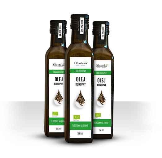 OLEJ KONOPNY EKOLOGICZNY ZIMNOTŁOCZONY 100ml