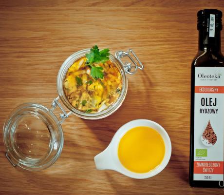 Śledzie w oleju tłoczonym na zimno